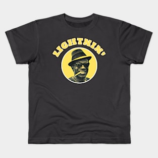 Yellow Lightenin Kids T-Shirt